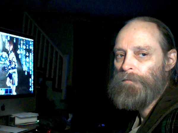 Jim at his computer