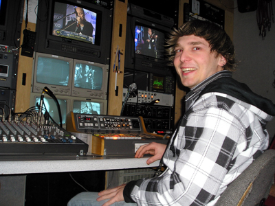 In the director's chair